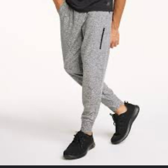 FLX Luxury Soft Gray Navy Blue Soft Wander Mens Joggers Bundle of 2 - Size M - Picture 1 of 9